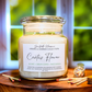 Cactus Flower scented candle - soy - agave, green leaves, patchouli