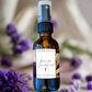 Lavender Sandalwood Room Car Linen Spray in 2oz Amber Glass